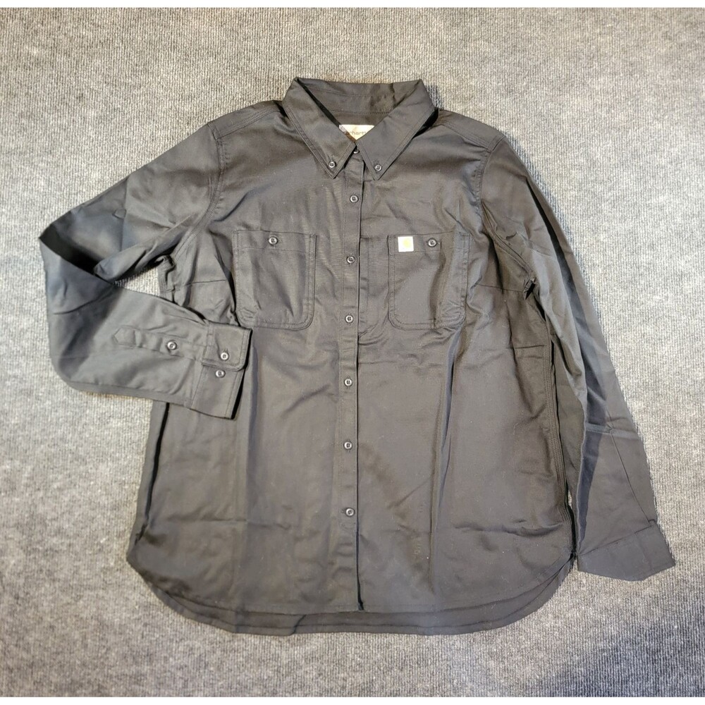 Carhartt Women’s XL Black Long Sleeve Work Shirt MPN 103106 001